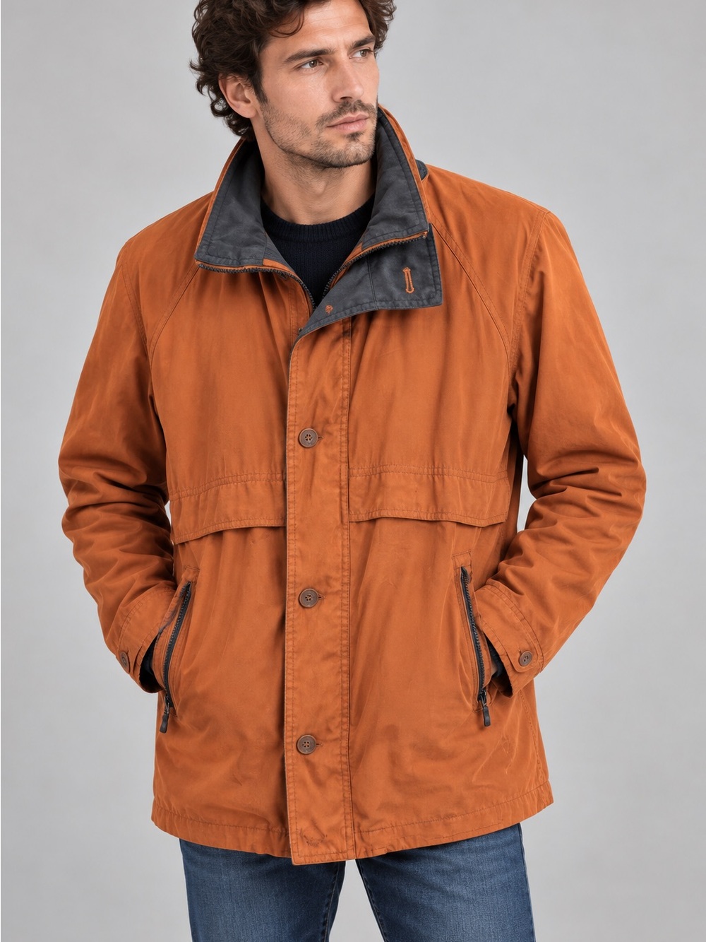 Britches Rust Casual Field Jacket